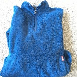 Fuzzy north face jacket